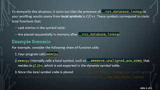 Understanding Why __nss_database_lookup Takes Up Most of Your Numerical C+ +  Program's Time