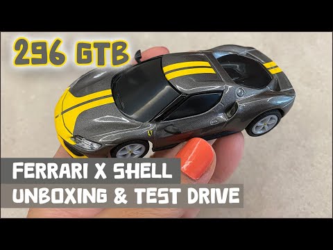 296 GTB car | Ferrari x Shell exclusive car collection 2023 | UNBOXING and TEST DRIVING