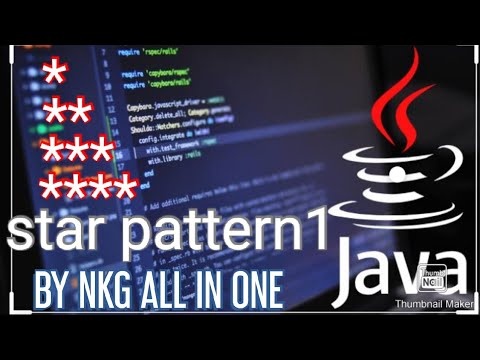 #star_pattern1#java_programming||how to print star pattern in java||easy way to print
