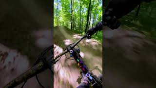 Getting Some Air on the Final Section of Uffbasse - Flowtrail Mosbach #mtb #insta360 #ghostbikes