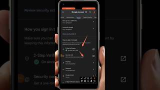 Gmail Account Protect From Hakers #shortsfeed #shortvideo#gmailtips #gmail2stepverification #shorts