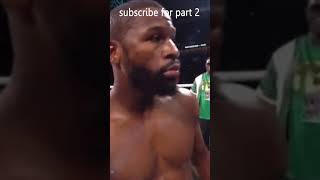 Floyd mayweather enters the ring