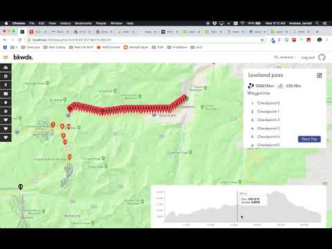 Elevation Chart Markers: First Attempt