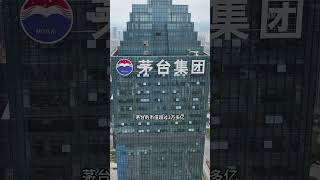 航拍中国贵州茅台总部大厦，大楼形状像一个酒瓶，高225米，总建筑面积为17.8万平方米！#茅台 #茅台镇 #地标建筑