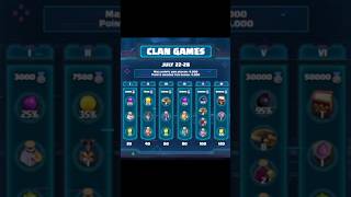 What did you think of July's clan games?#Shorts#coc#clashofclans#clangames