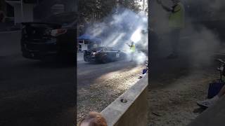 HSV GTS  VF burnout / tyre warming