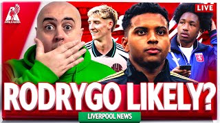 RODRYGO LIVERPOOL'S TOP TARGET? + EKITIKE MEDICAL TOMORROW! Liverpool FC Latest Transfer News