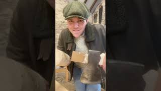 Making an ash handle for a side axe #ireland #handtools #woodwork #sideaxe #carpentry