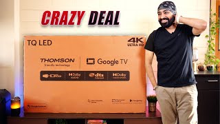 55 inch 4K Google TV with Dolby Vision Rs 28,499 - Thomson TQ-LED TV Review (2023) 🔥