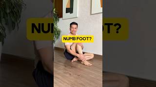 Numb foot remedy!