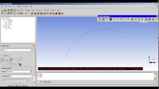 LearnCAx Soft Demo - ANSYS ICEMCFD - Geom - How to create point by using curve parameter