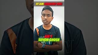 AIR 1 Suvon Ghosh 🏅 IIT JAM Chemistry 2025 || Topper's Success Story 🎯