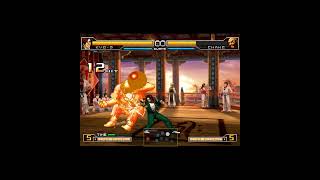 KOF2002UM KYO2 Combo 10 奈落落敲四下 Naraku 4 times 剛..剛 剛好100%