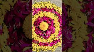 #shorts#atham#pookalam#painting #acrylictechniques #how #art #onam#flower painting
