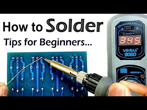 How to Solder on PCB properly | Soldering Techniques for Beginners