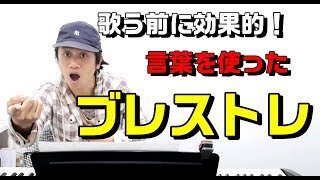 歌う前に効果的！簡単ブレストレーニング！歌の呼吸法