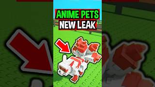 New ANIME PET UPDATE LEAKED in Roblox Grow a Garden..