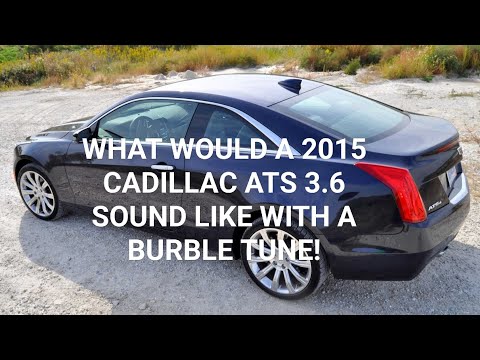 2015 Cadillac ATS 3.6 burble tune cruising!