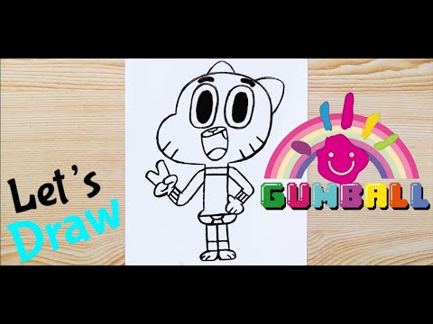 How to Draw Gumball | Step by Step | The Amazing World of Gumball