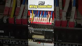 PLC Wiring Connection  #plc #plcconnection #shorts #ytshorts