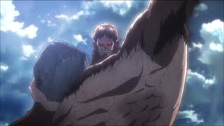 Beast titan throws rock like a baseball player    | Attack On Titan Season 3 |
