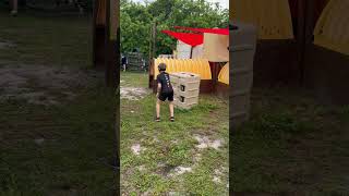Gellyball Birthday Party for Cruise's 11th  #airsoft #paintball #nerf #gellyball #gellyballparty