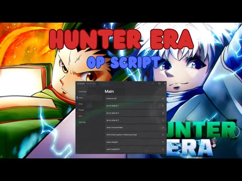 *NEW* [UPDATE 1]  Best Hunter Era Script | Auto farm, Instant kill & much more