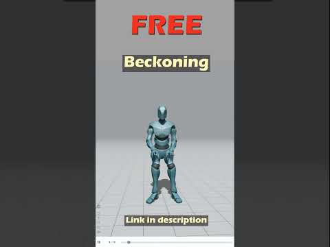 Beckoning. Free Mixamo animation for Daz Studio's Genesis 9.