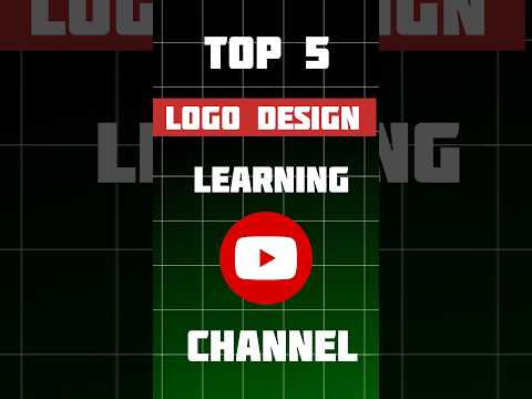 Top 5 Channel For Logo Design Learning #shorts #graphicdesigner #logodesigner #creative #viral #logo