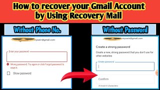 Gmail Account ပြန်ယူနည်း/How to Recover Gmail Accounts by Using Recovery Gmail?