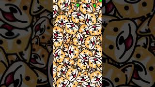 Cute Dog Face Emojis Green Screen Vertical Transition |  #transitioneffects #animation #chromakey