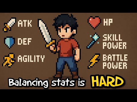 Balancing Stats in My RPG is Harder Than I Thought - SwordBorn Devlog