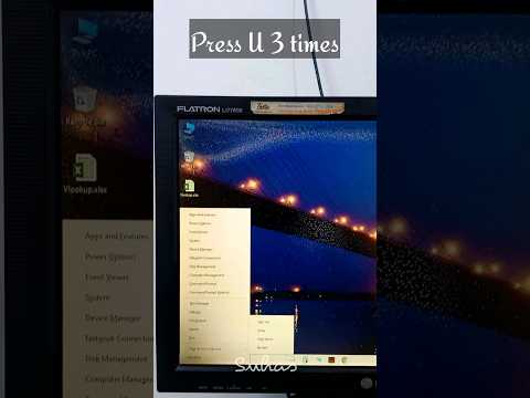Shut down your PC in a Unique way || Best computer shortcut #shortsvideo #technology