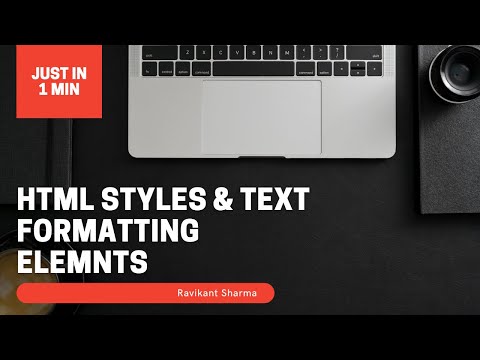 HTML style elements | HTML formatting elements | HTML Tutorial | HTML learning #shorts #html #coding