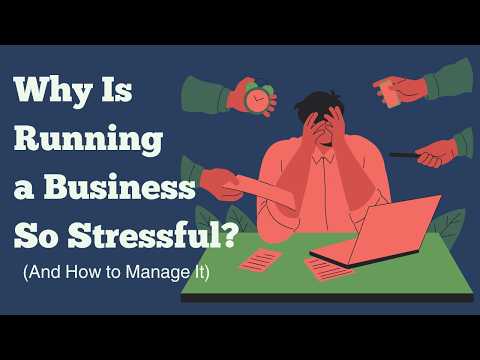 Why Running a Business Feels So Heavy — And How to Lighten the Load. #stressmanagement #canada