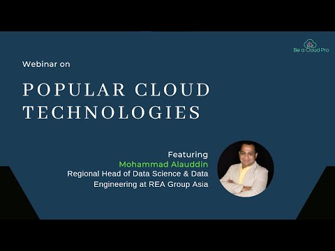The very first webinar of beacloudpro.com on cloud technologies, web development, and data science.