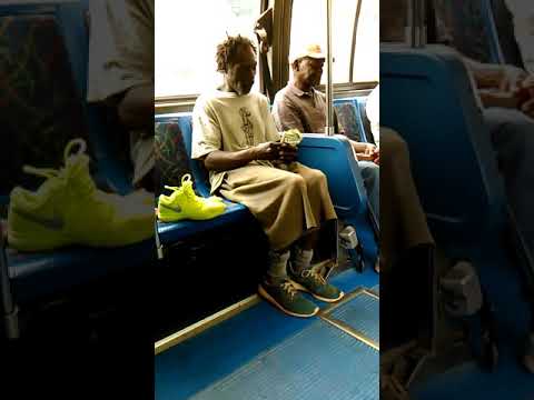 Homeless man with the quick Come up