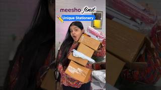 Meesho find unique stationery Haul ✏️😰❌ #meesho #meeshofinds #shorts #meeshohaul #stationery