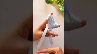 DIY rubber band | How to make ribbon bow hair tie #shorts #diy #diyhairaccessories #scrunchies