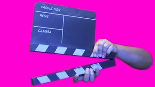 [オルガンライフ]映画撮影の前にカメラの前で鳴らす謎の板 カチンコ
