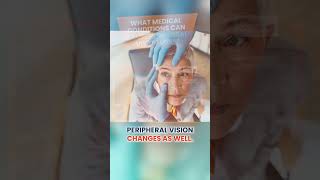 What medical conditions can cause peripheral vision loss?