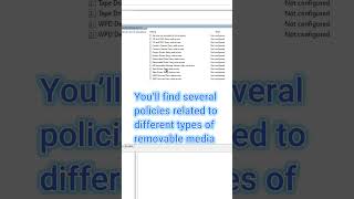 Prevent Access to Removable Media Via Group Policy in Windows Server Active Directory #grouppolicy