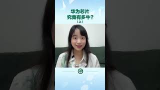 华为芯片，究竟有多牛？（上）