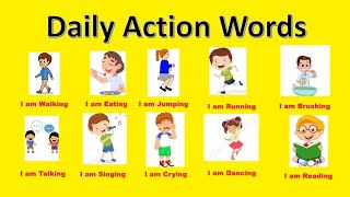 Actions Words for Kids | Learn Action Verb for Kids | Action Verb | Kids Vocabulary