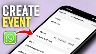 How to Create a WhatsApp Event