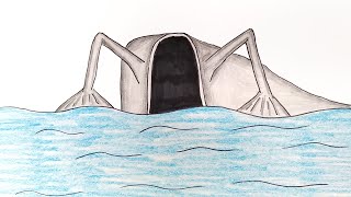 SEA EATER, Drawing step by step