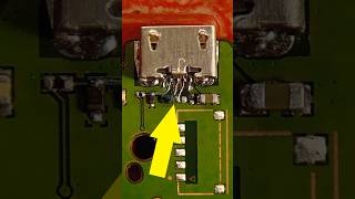 Broken Charging Trace #mobilerepair #technology