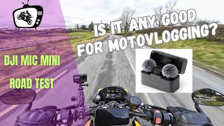 DJI Mic Mini for moto vlogging | YES or NO? | Let's find out.....