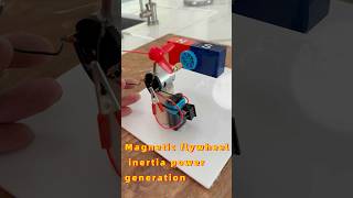 Magnetic flywheel inertia power generation #diymotor #experiment
