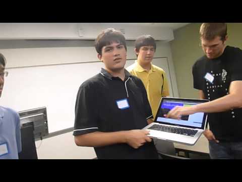 Team Pony report out at  Intel Ga Tech Code for Good Hackathon